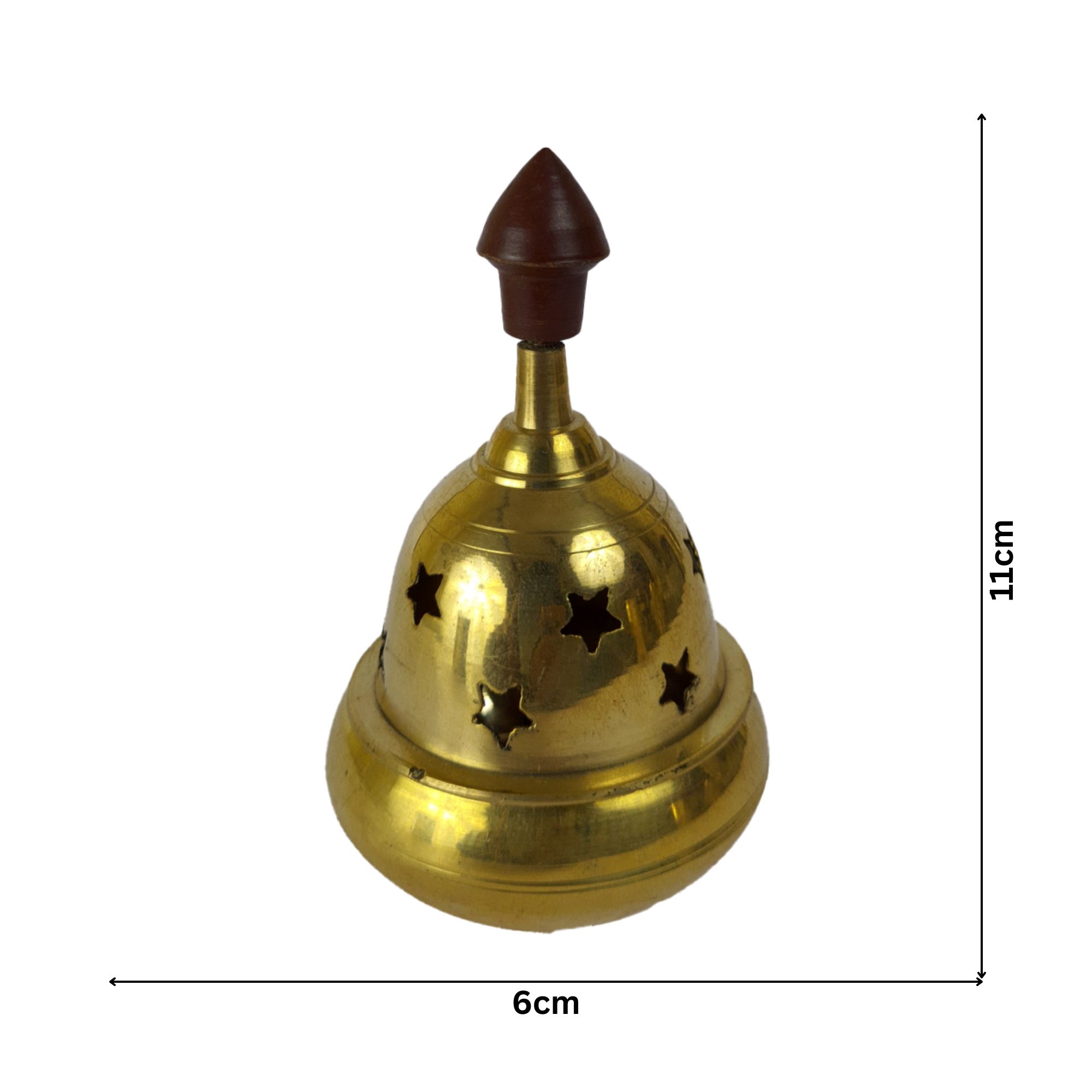 Brass Apple Shape Akhanda Diya