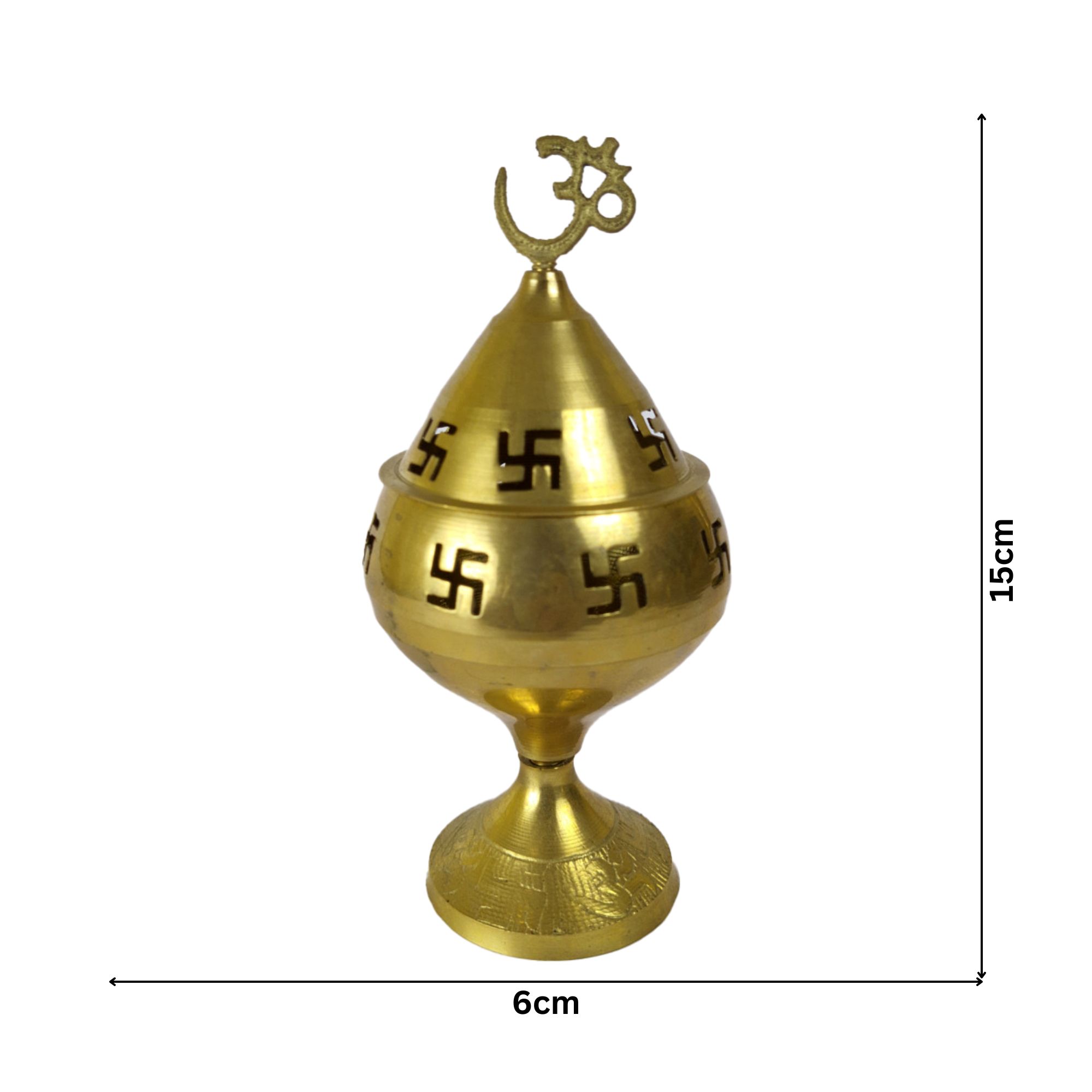 Brass Stand Om Akhanda Diya