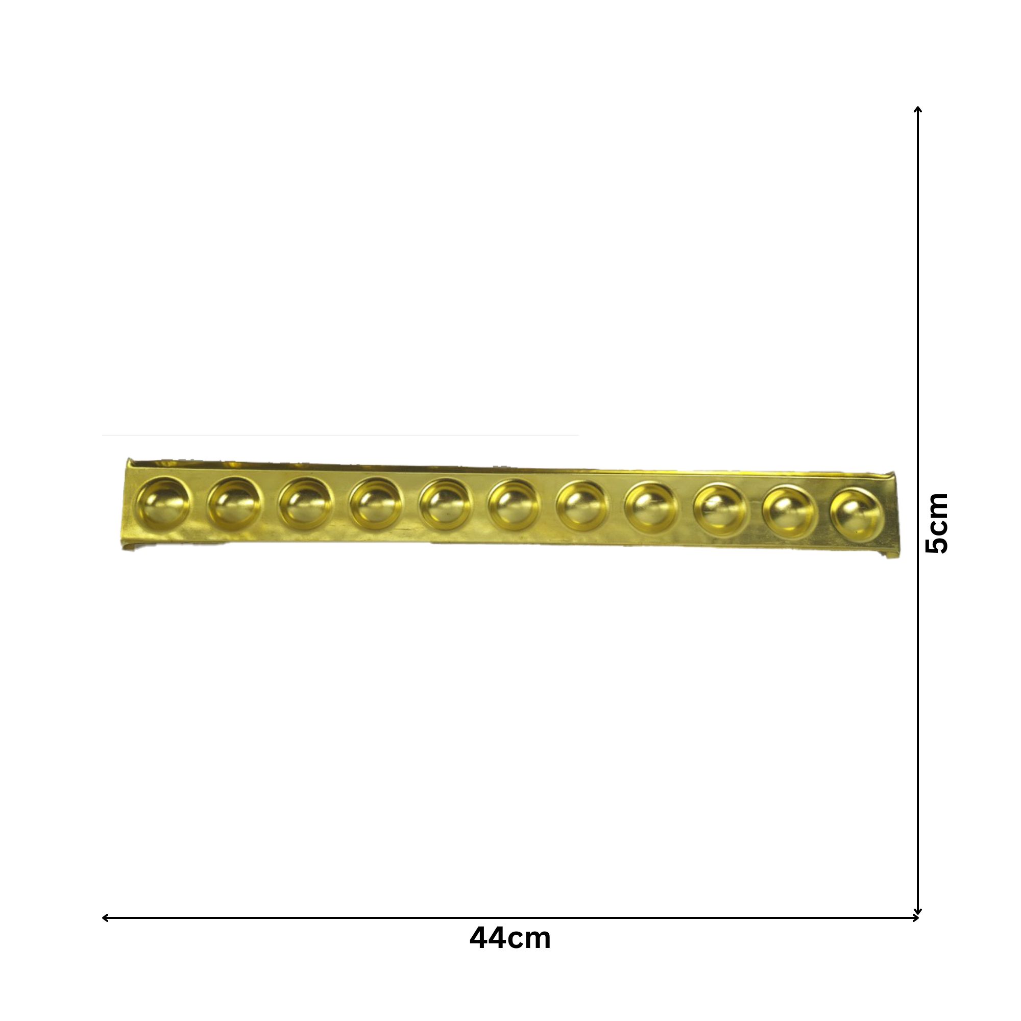 Brass 11 Wicks Diya Plate