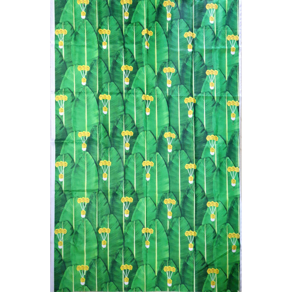 Banana Leaves And Flower Backdrop