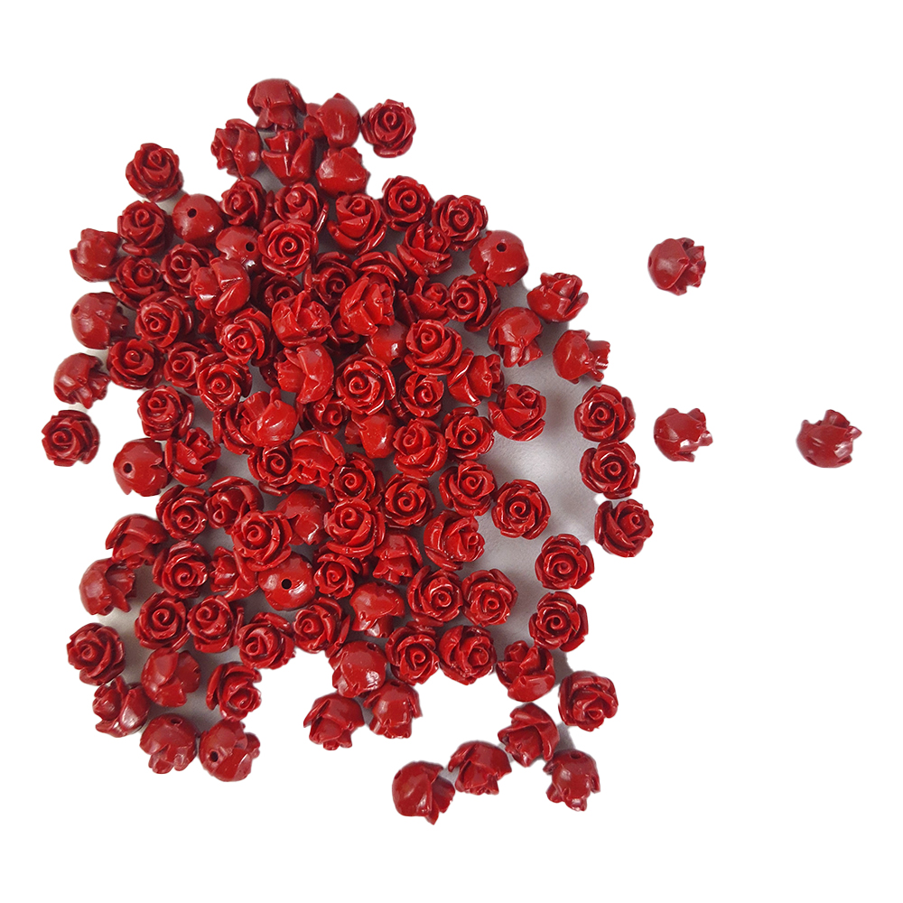 Pagadam Flowers For Pooja Purpose Dark Red (110 pcs)