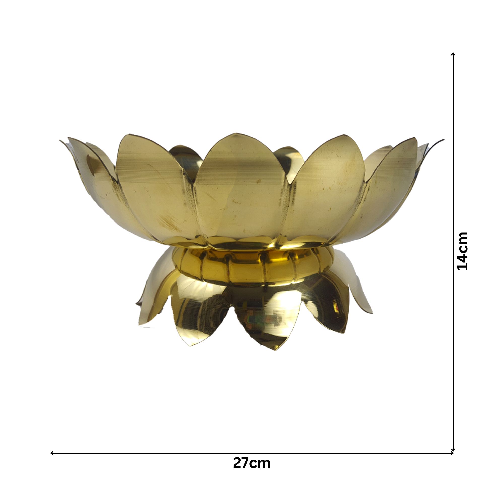 Brass Lotus Fruit/Flower Bowl