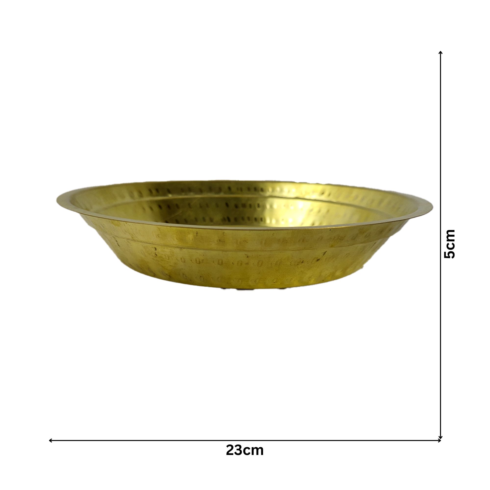 Brass Dots Design Plate