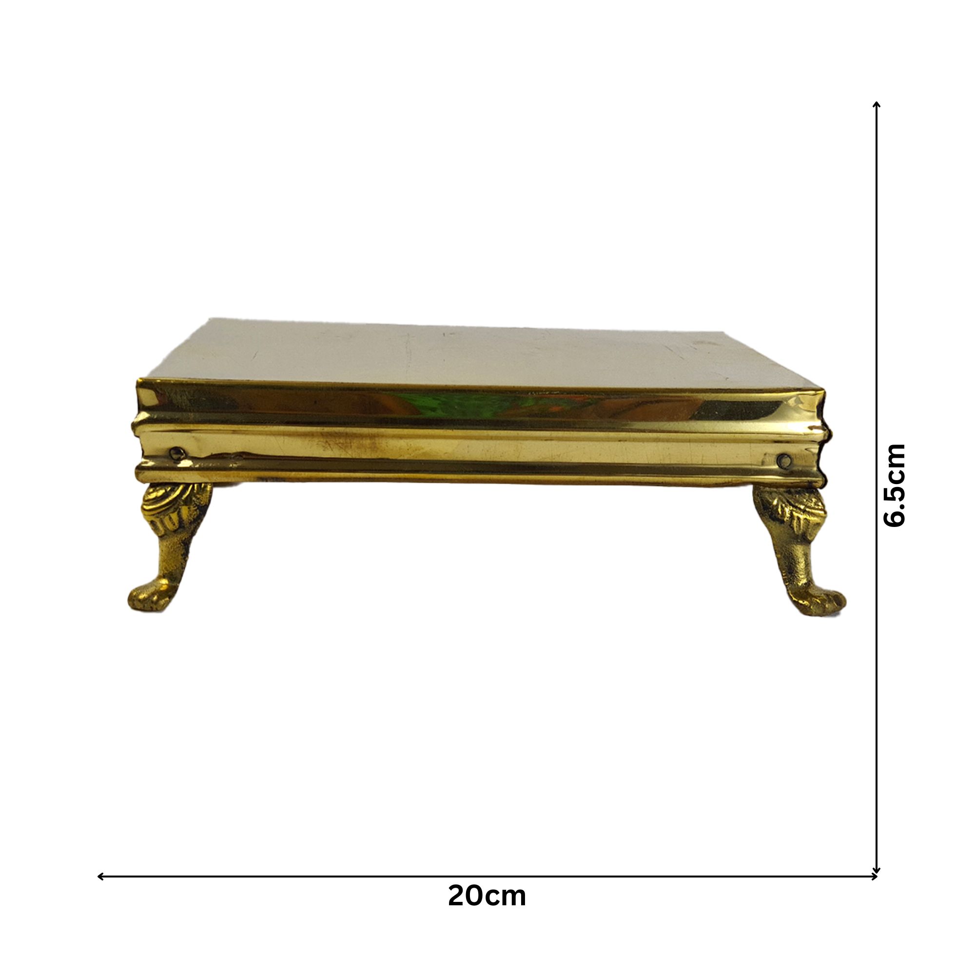Brass Sheet Chowki Small