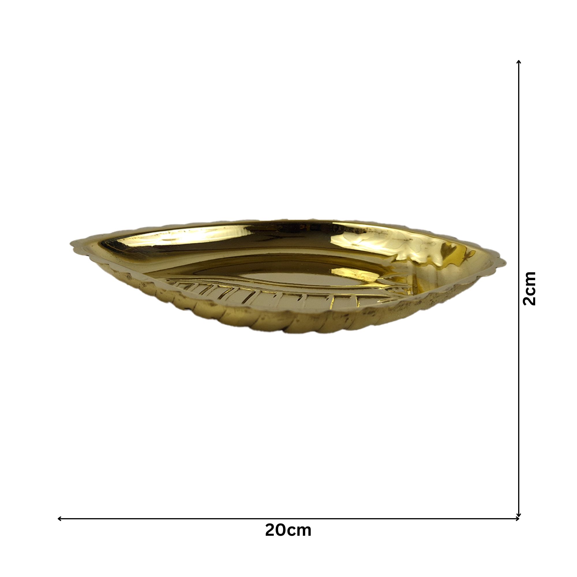 Brass Shankhu Plate Medium