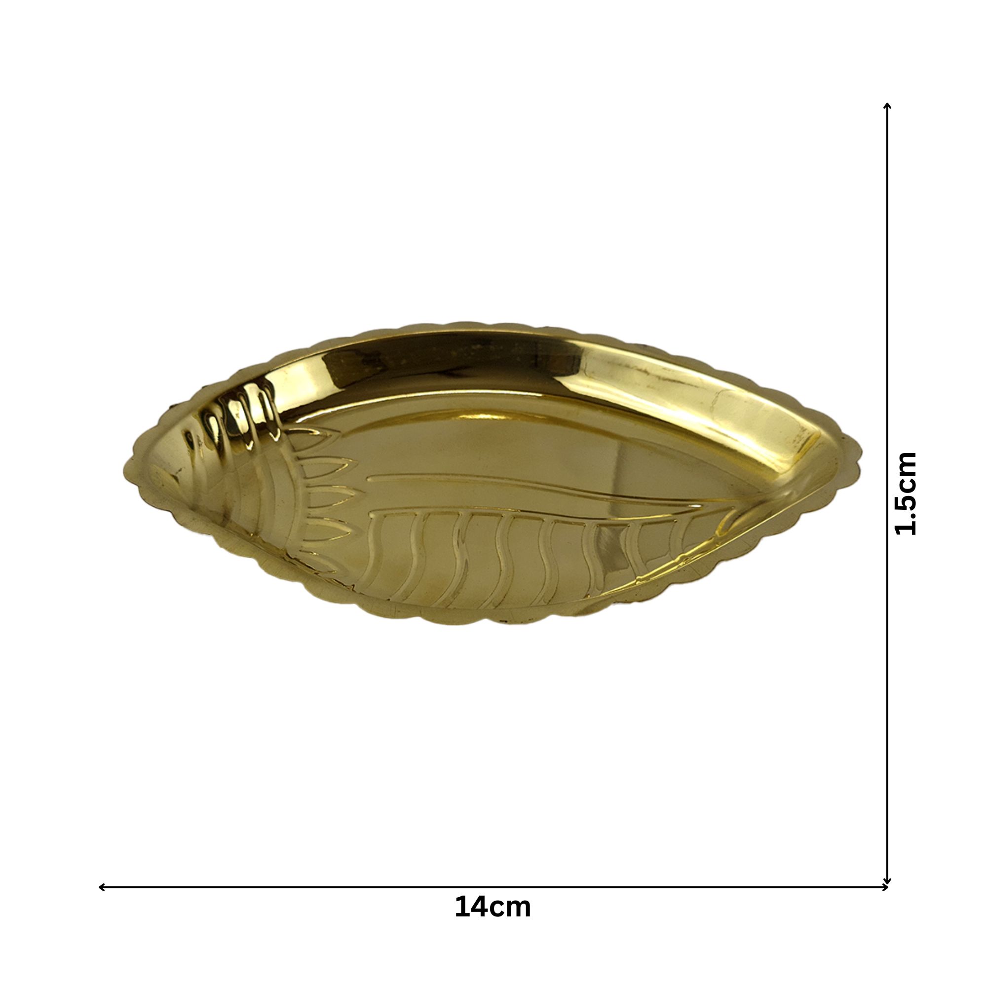 Brass Shankhu Plate Small