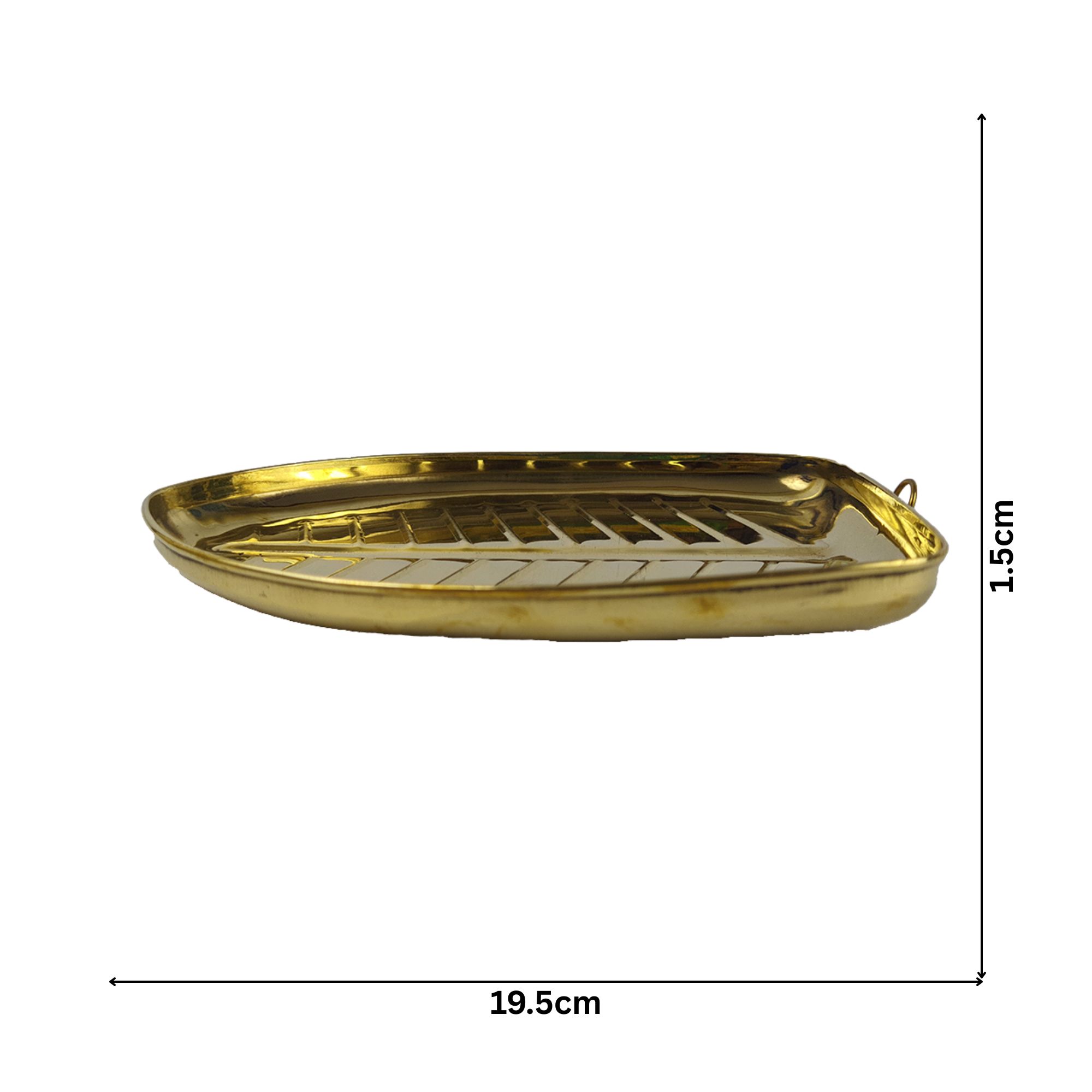 Brass Banana Leaf Plate