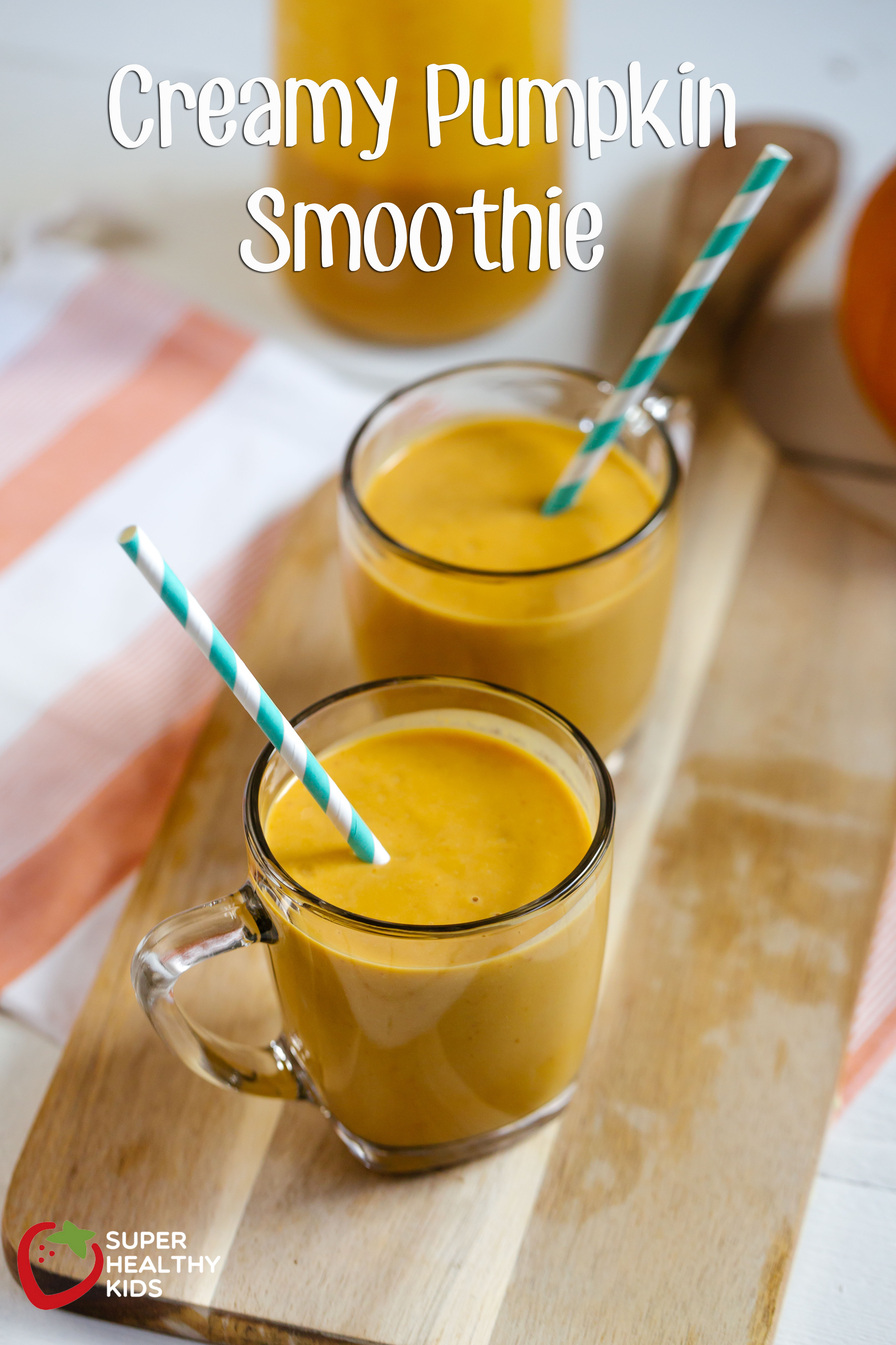 A beautiful whole baked pumpkin provides an impressive presentation in this versatile dish. Dairy-Free Creamy Pumpkin Smoothie Recipe | Healthy Ideas for Kids