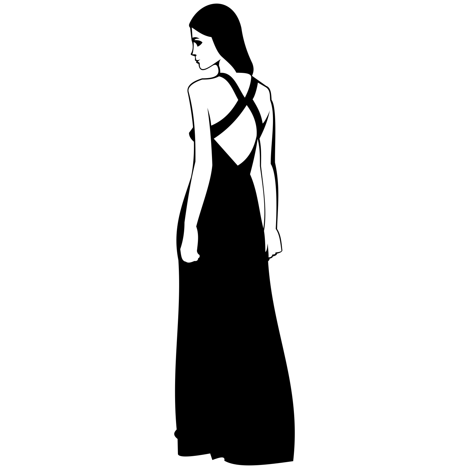 The best selection of royalty free silhouette woman dress vector art, graphics and stock illustrations. Vector For Free Use Woman In Dress