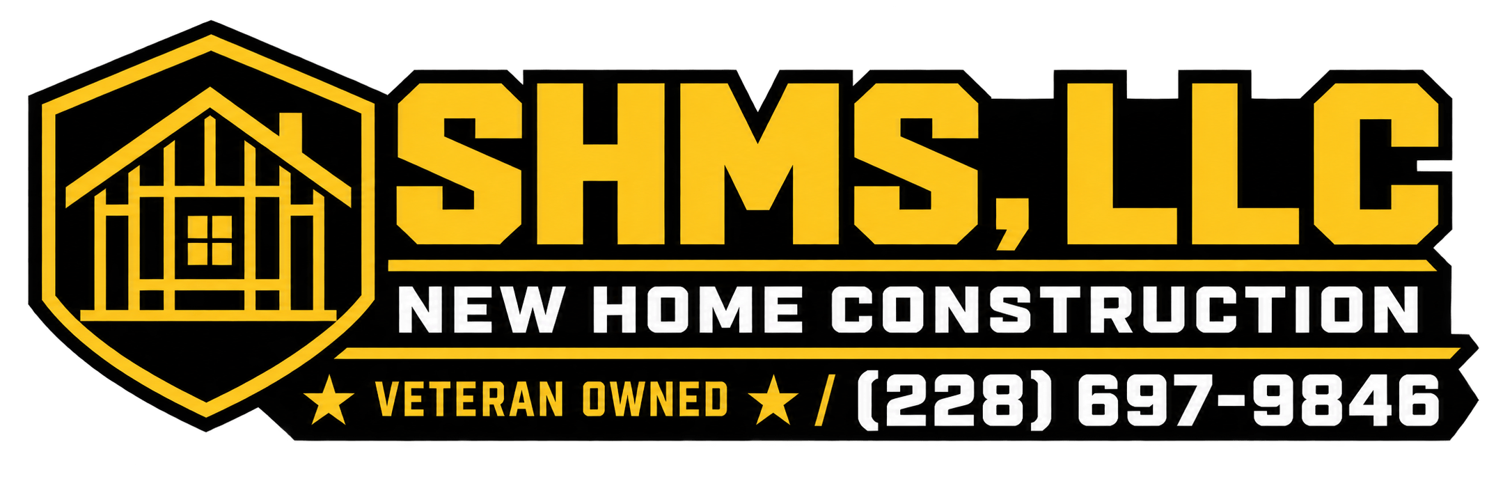 SHMS, LLC — New Home Construction. Veteran Owned. (228) 697-9846.