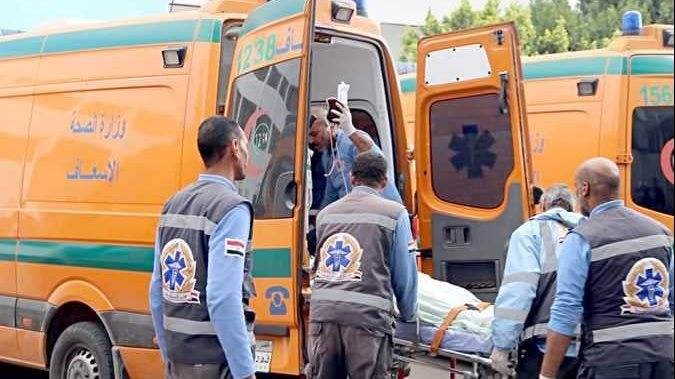إصابة 6 أشخاص في حادث تصادم بطريق شبين القناطر – كفر الدير