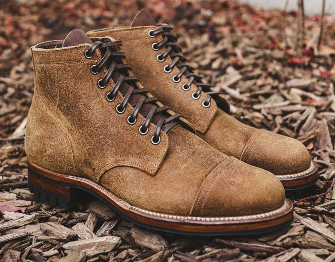 Viberg service boot might be the style made in most unique versions every year. Here's one for Brooklyn  Clothing. Picture: Brooklyn Clothing