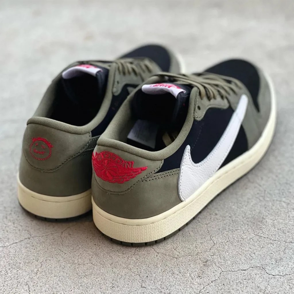 Travis Scott x Air Jordan 1 Retro Low OG 'Black Olive'