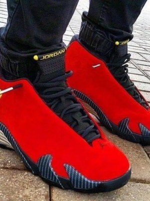 Jordan Retro 14 Ferrari Red(Advance Quality) Shoes Wala