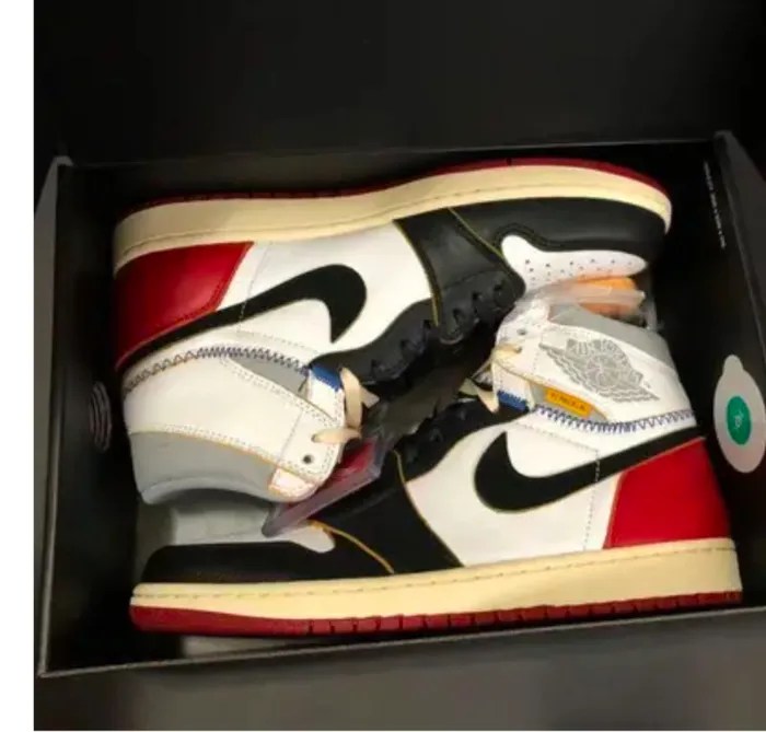 Union X Air Jordan 1 Black Toe(Master Quality) Shoes Wala