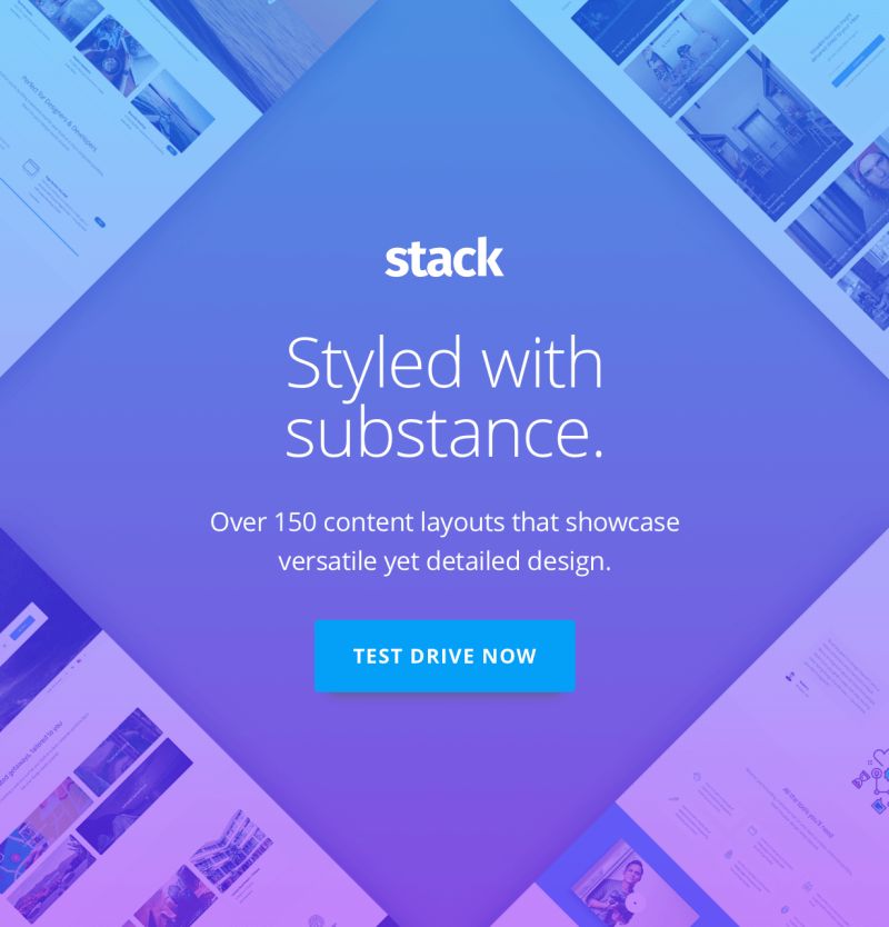 Stack Multi Purpose Wordpress Theme With Variant Page Builder - Dark Textures - Elegant 8K Collection