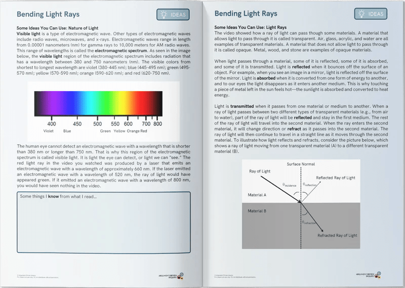 Argument Driven Inquiry Middle School Science Interactive Notebooks - Download Creative Gradient Picture | 4K
