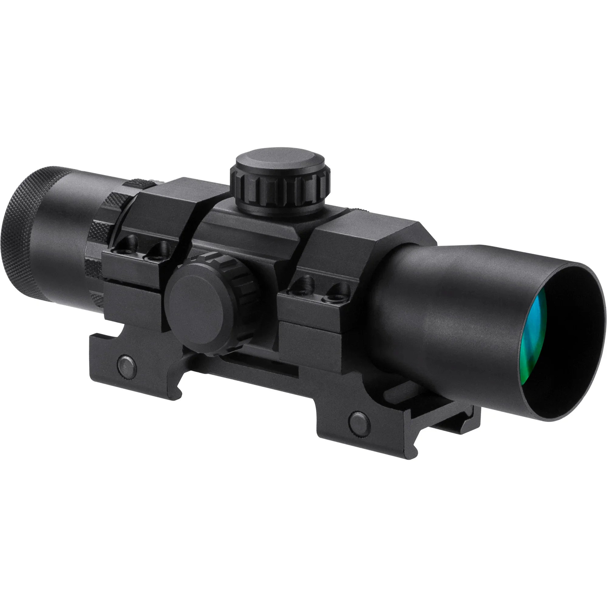 1x30mm Red Dot 7 Red Green 4 Moa Sight With Mount Ac12144 Barska