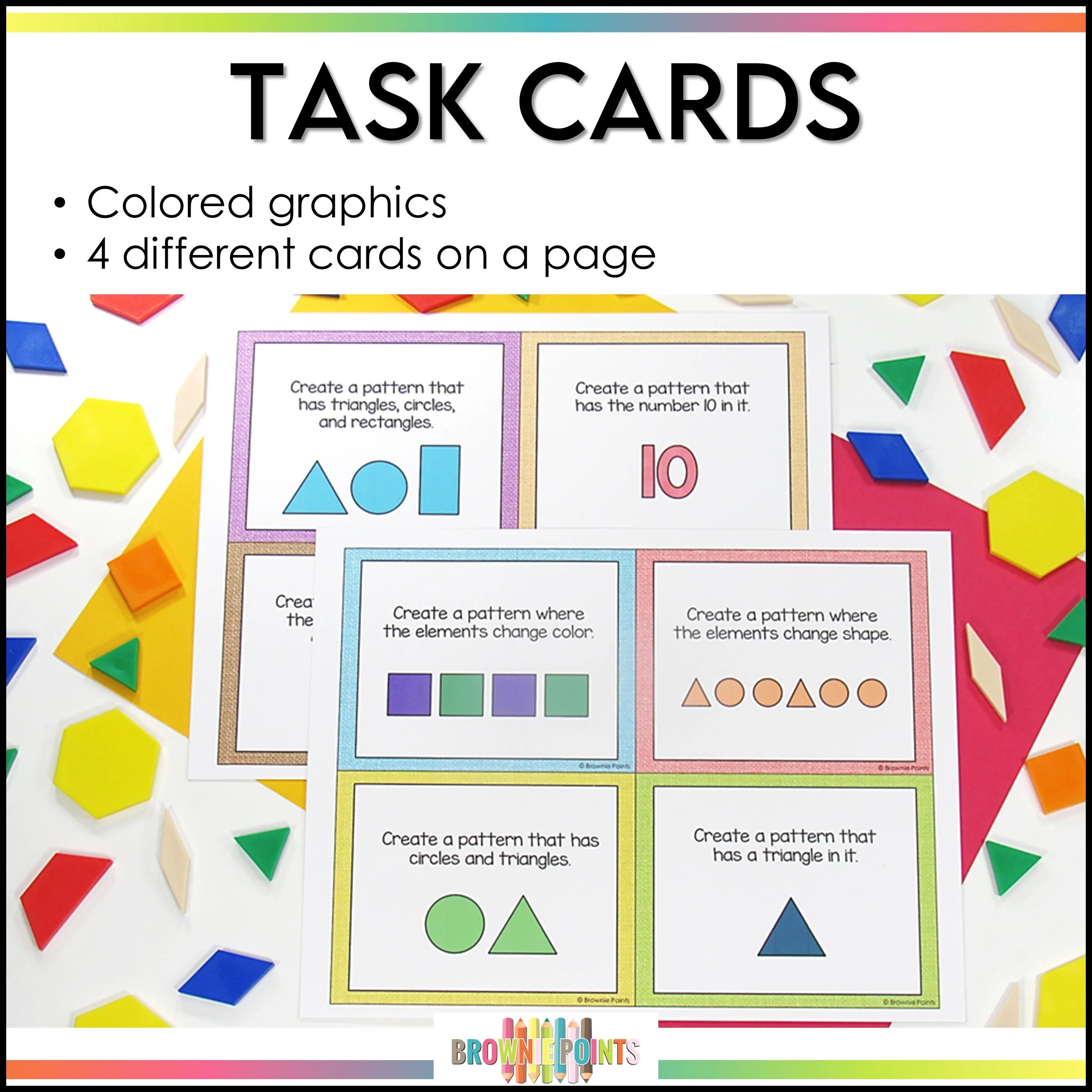 Open Ended Math Questions Patterning Brownie Points Teaching Shop