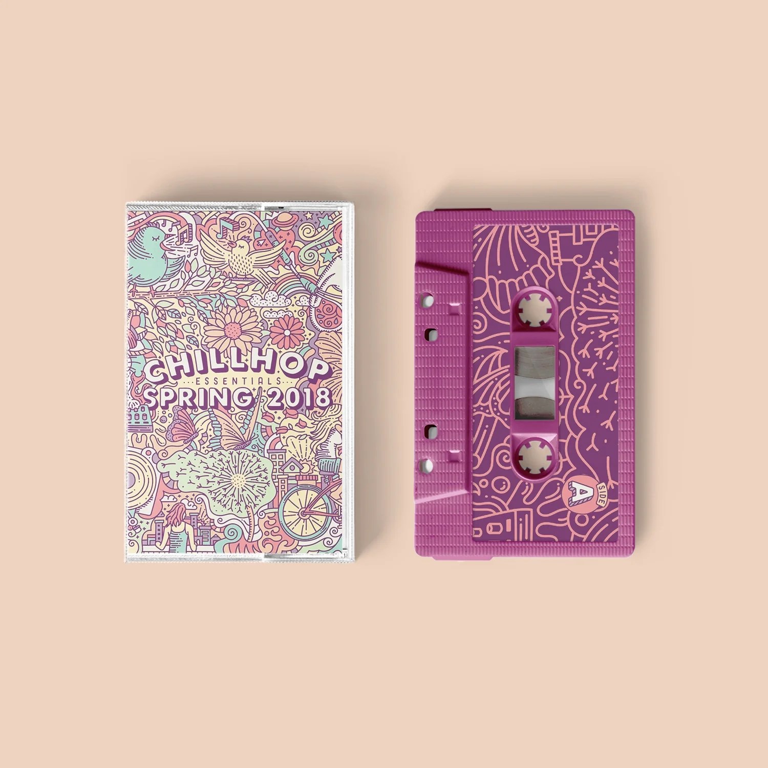 Chillhop Essentials Spring 2018 Cassette Tape Limited Edition