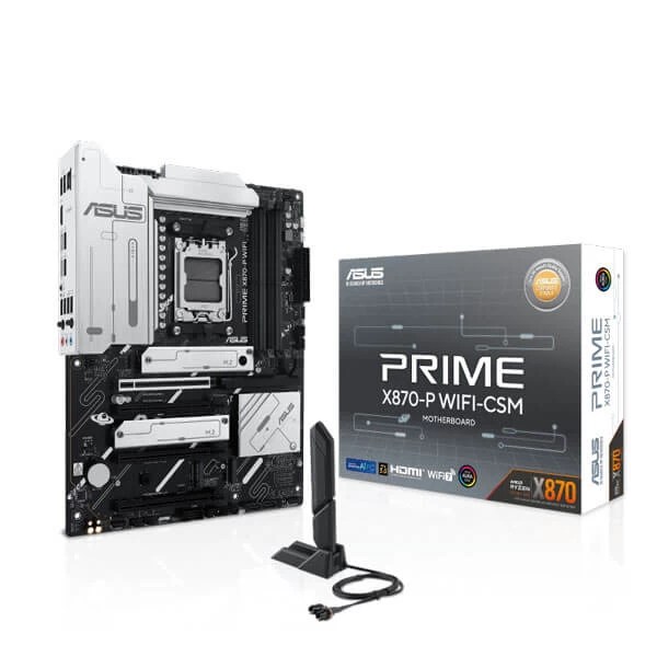 【新品未使用】ASUS PRIME X670-P-CSM【AM5】 Asus Prime X870-P WIFI-CSM AMD AM5 ATX Motherboard at best price