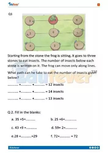 Cbse Class 2 Maths Assignment Worksheet In Pdf - Full HD Light Arts for Desktop