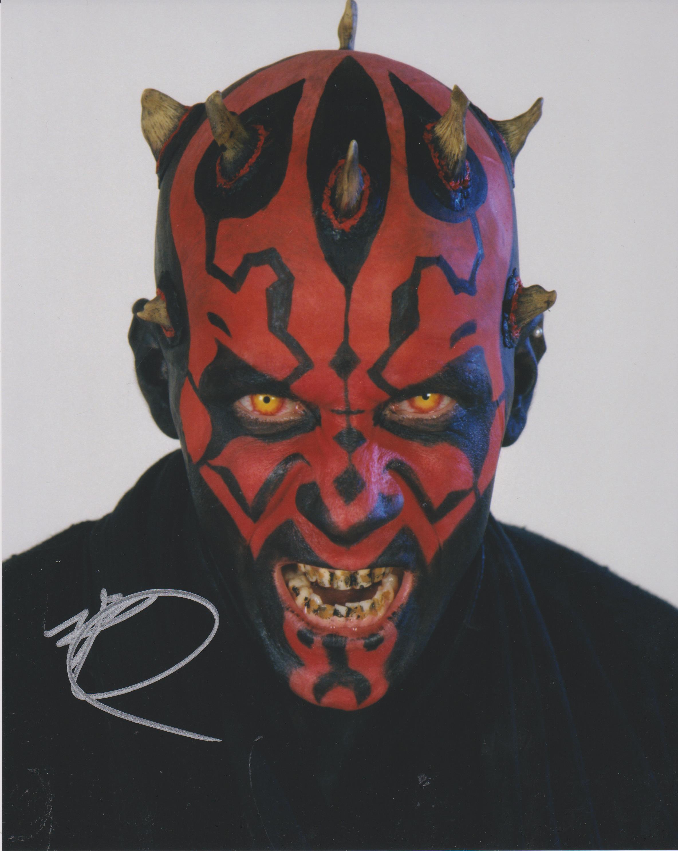 Ray Park Darth Maul Star Wars signed 8x10 photo - Fanboy Expo Store