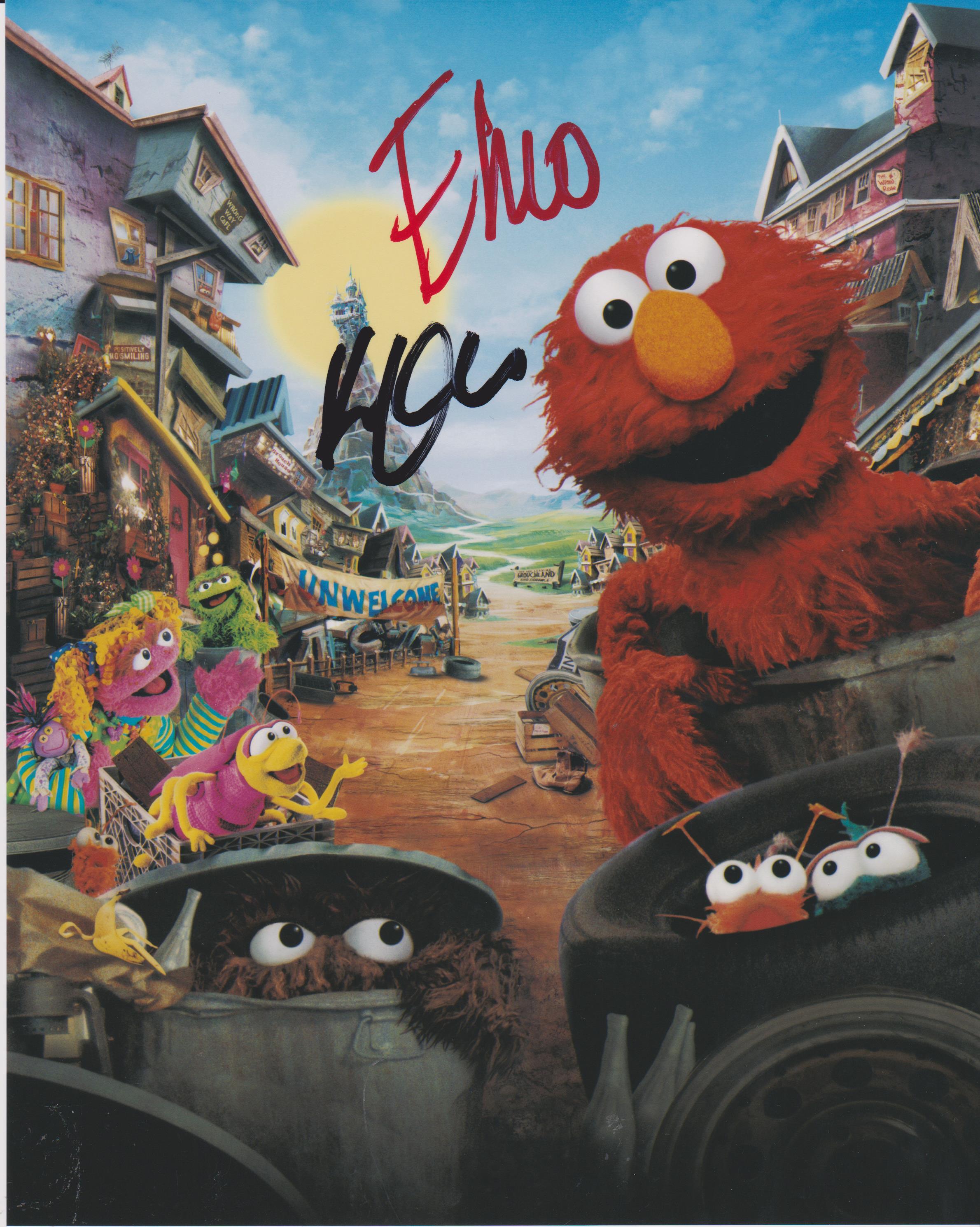 Kevin Clash Elmo signed 8x10 Elmo In Grouchland - Fanboy Expo Store