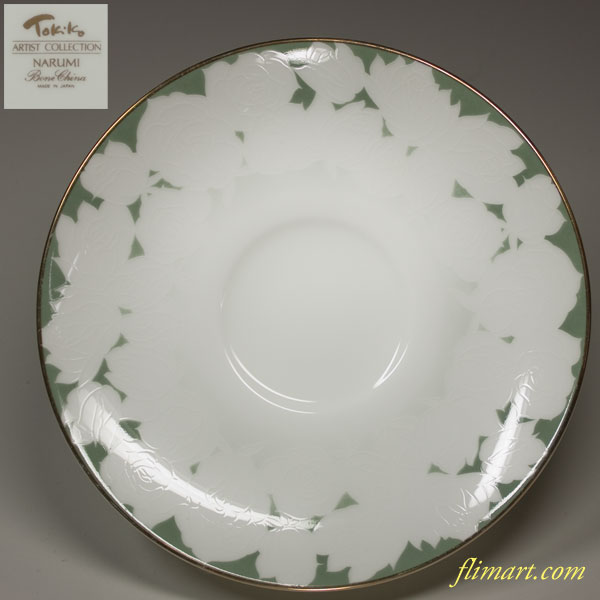 ナルミ加藤登紀子アーティストコレクション花柄ソーサー | フリマート