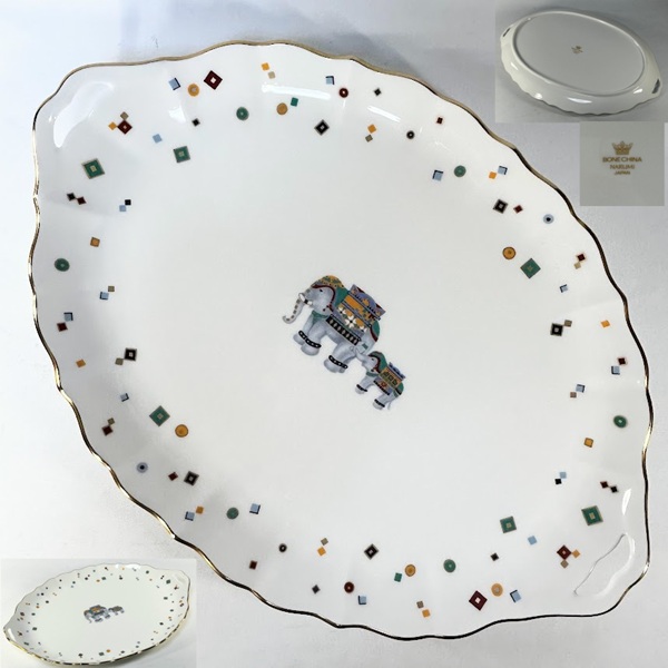 ナルミエレファントサービスプラターオーバルプレート