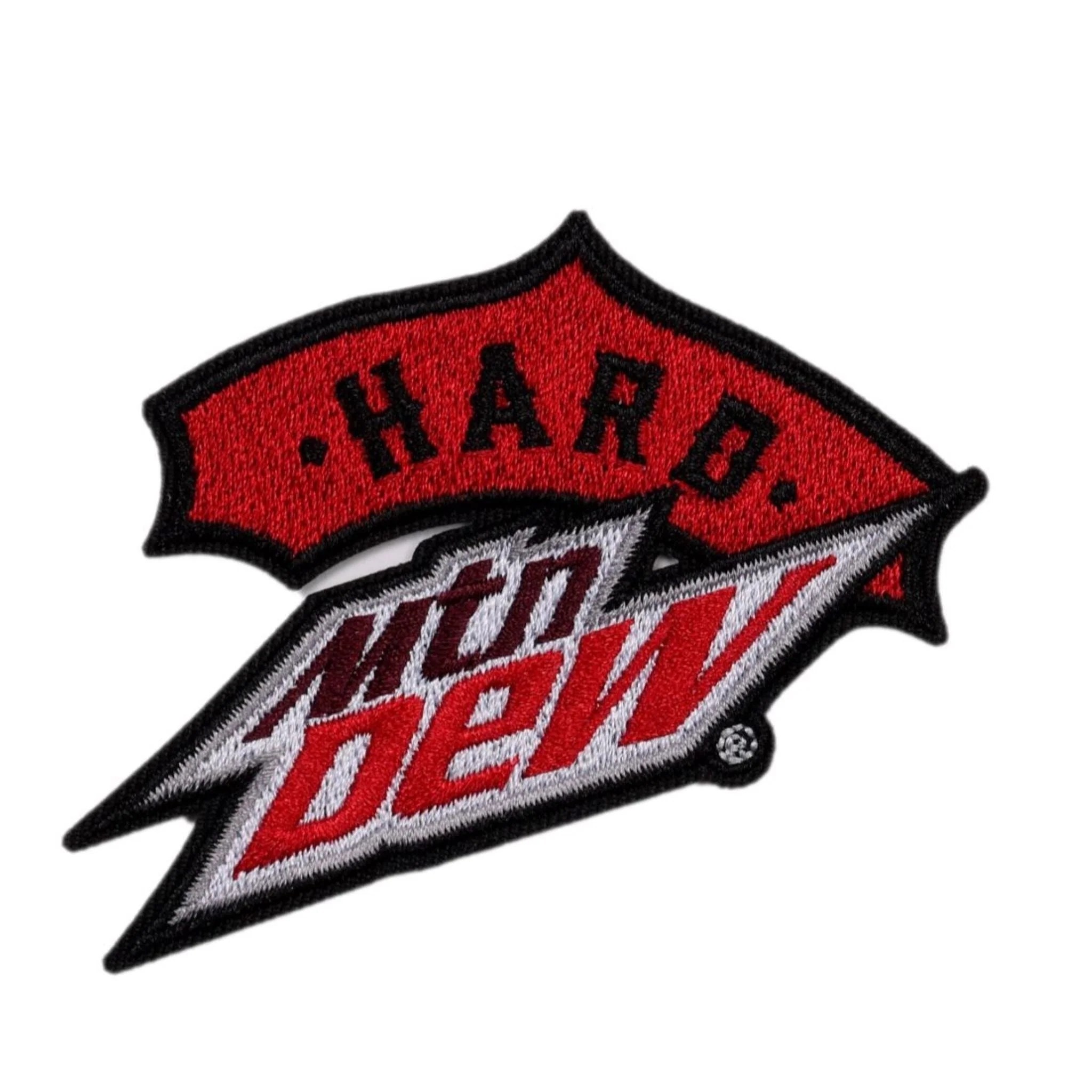 Hard Mtn Dew Code Red Logo Patch Hard Mtn Dew