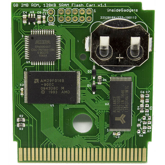 Gameboy 2mb 128kb Sram Flash Cart Great For Lsdj