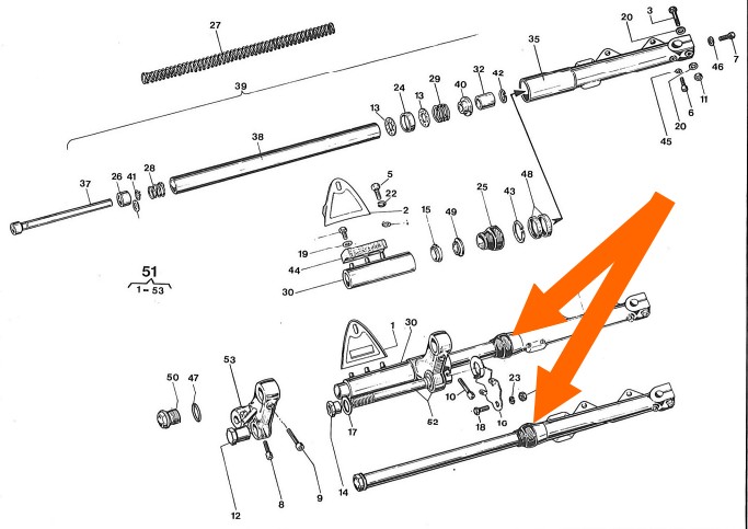 Joint Collecteur échappement Laverda 1000 3 Cylindres 1976-1979 - 38x44x3 Mm - Neuf