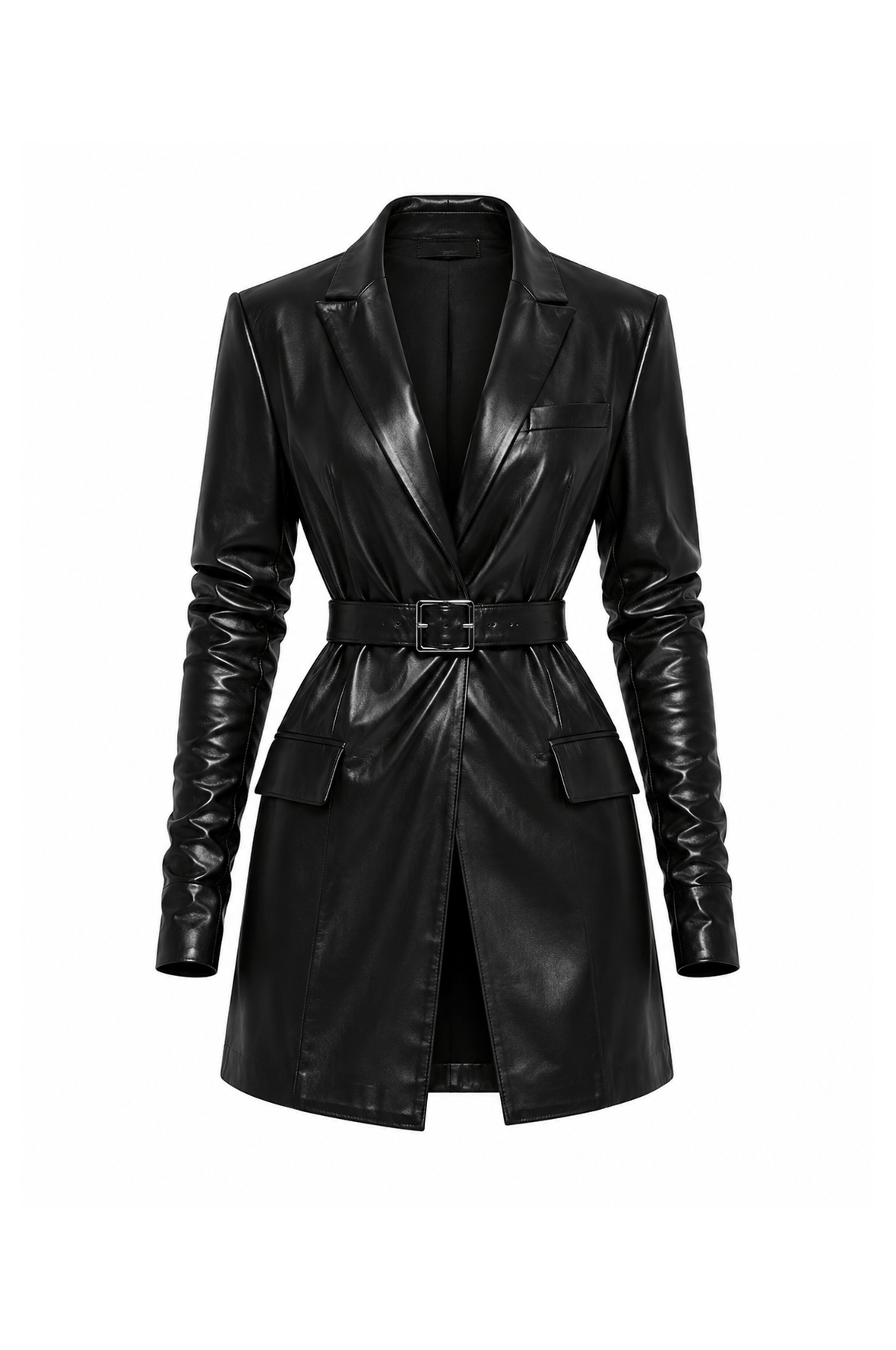 Dynasty Monarch Leather Blazer Dress