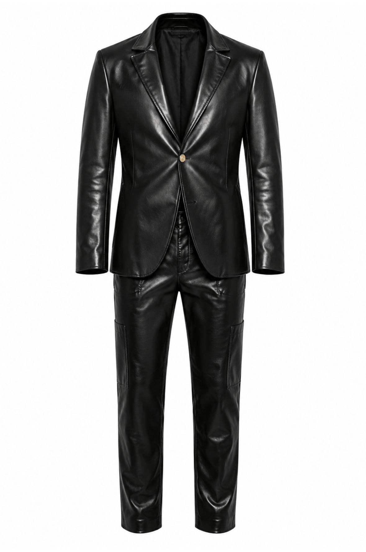 Onyx Leather Suit