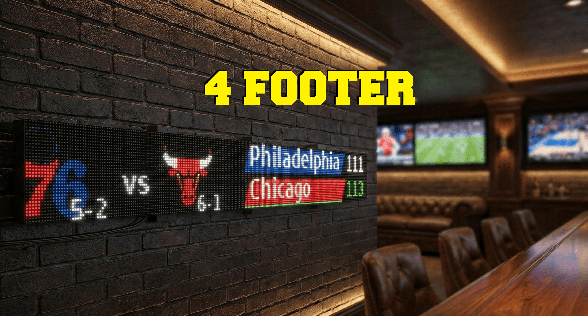 4ft LED Ticker