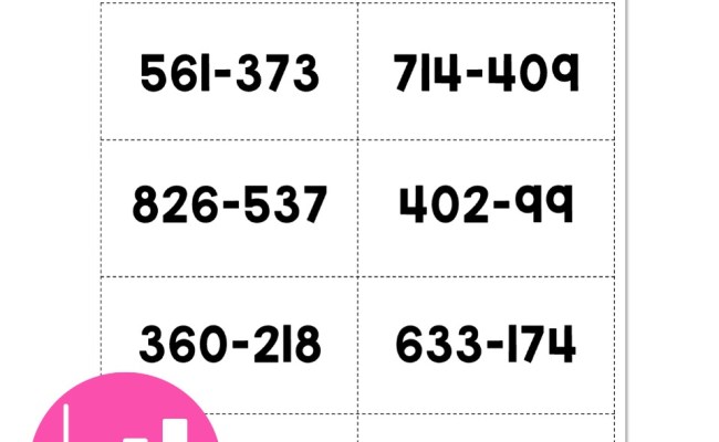 Lucky To Learn Math - 3-Digit Subtraction With Base-Ten Blocks - Lesson ...