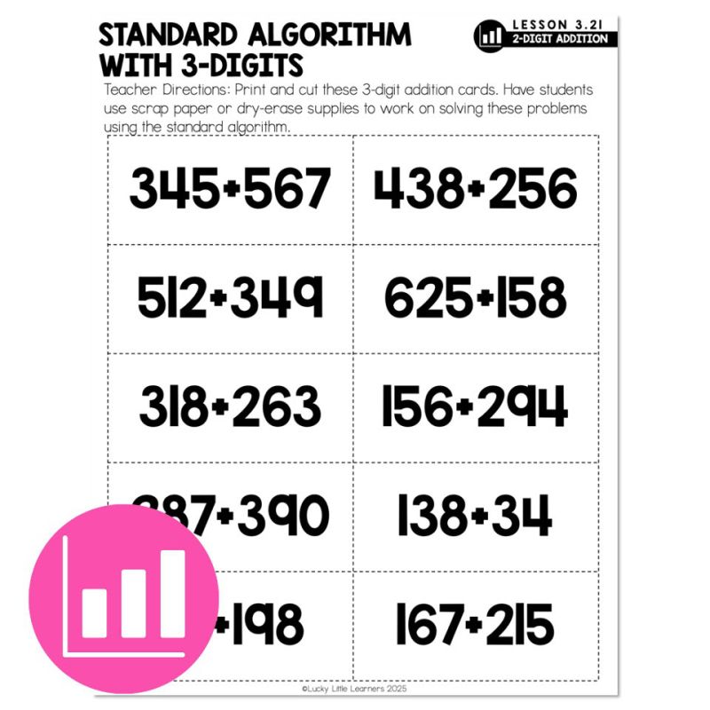 Lucky To Learn Math Lesson 3 21 Standard Algorithm Addition - Artistic High Resolution Geometric Backgrounds | Free Download