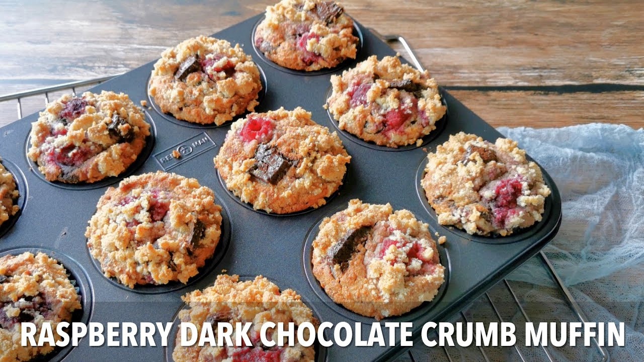 Low Carb & Keto Raspberry Dark Chocolate Crumb Muffin - MD Keto Malaysia