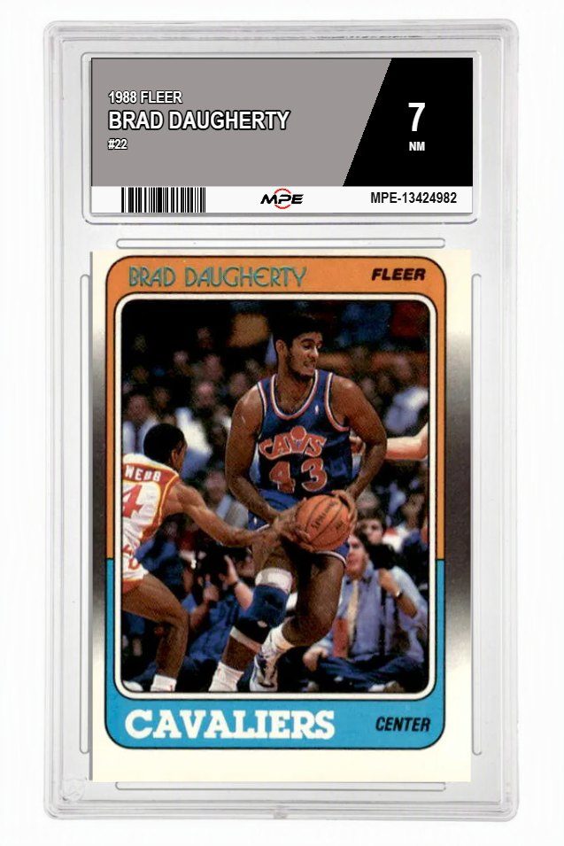 BRAD DAUGHERTY — 1988 FLEER #22 NM (MPE Vault Resale)