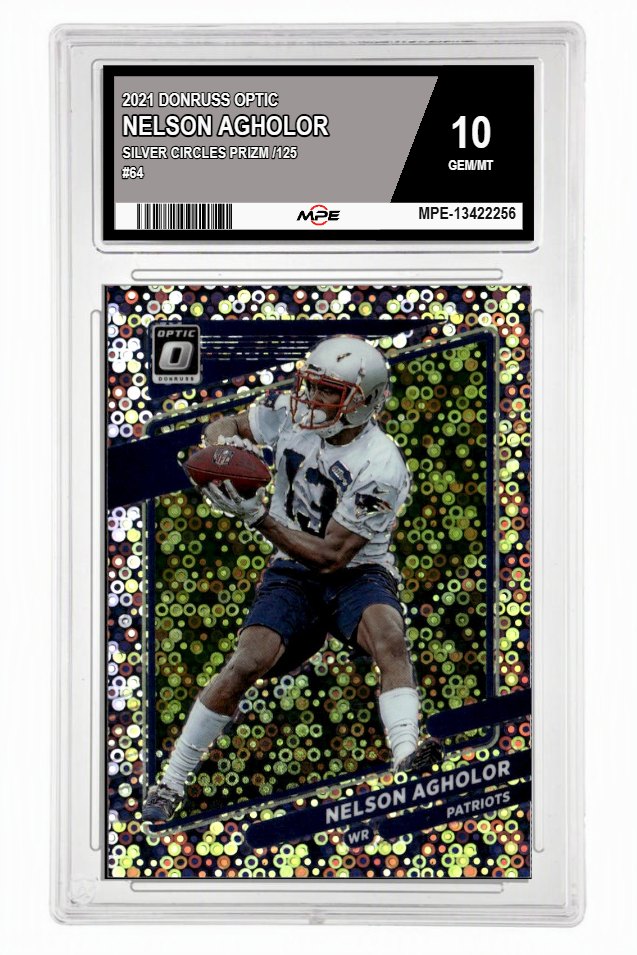 NELSON AGHOLOR — 2021 DONRUSS OPTIC #64 GEM/MT (MPE Vault Resale)