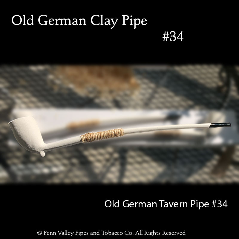 Old German coffeehouse pipe with bamboo stem | Pipeshoppe.com