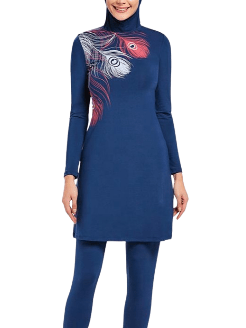 Burkini Paon Bleu