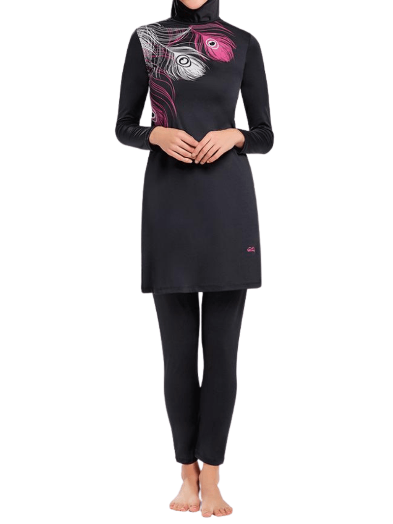 Burkini Paon Noir