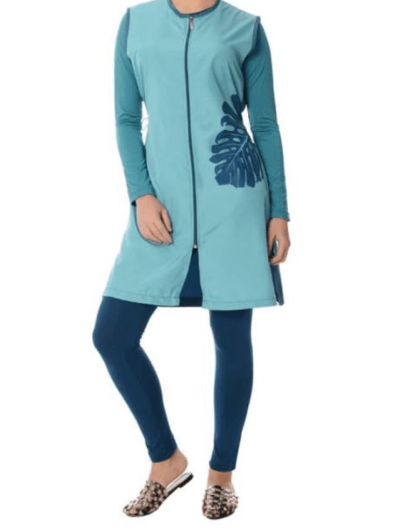 Burkini Tropique Bleu