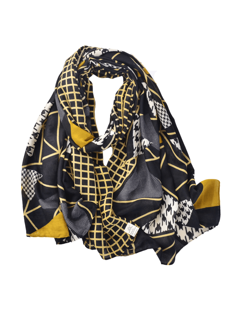 Hijab Premium | Viscose Géométrique