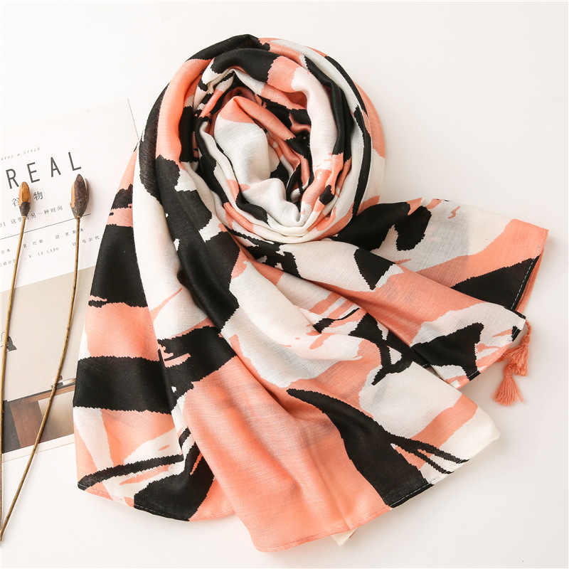 Hijab Premium | Imprimé Rose Classique