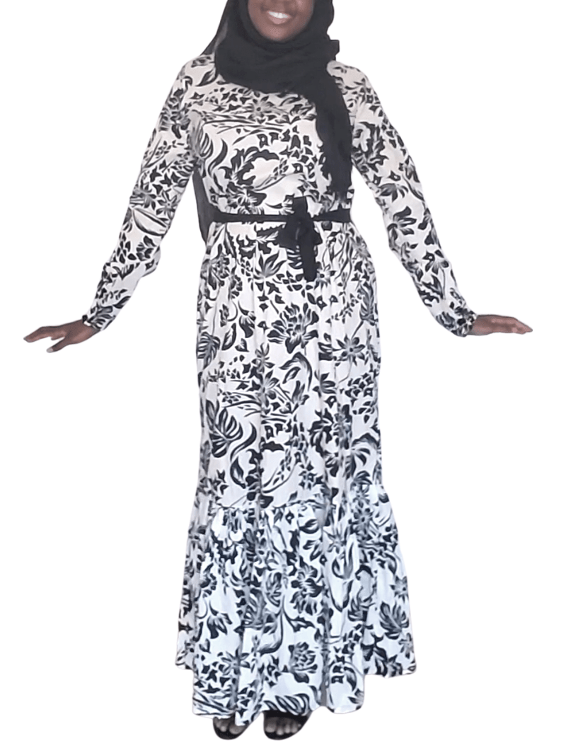 Robe Volante | Noir & Blanc