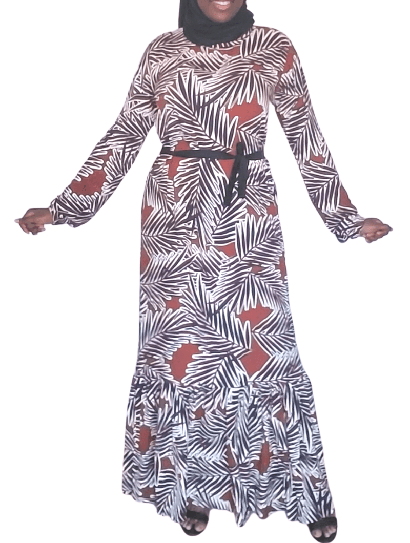 Robe Volante | Palm Leaf