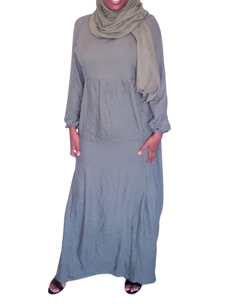 Robe Taille-haute | Vert Kaki